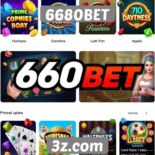6680BET oferece ampla seleção de jogos online