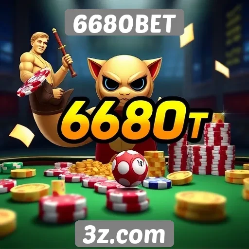 6680BET oferece ampla variedade de jogos online