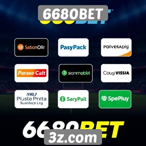 Opções de pagamento diversificadas no site 6680BET